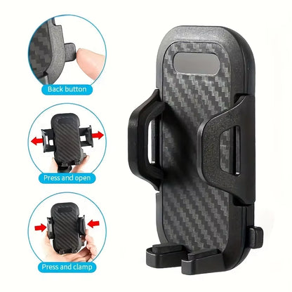 Car Dashboard Suction Cup Telescopic Rod Universal Mobile Phone Holder